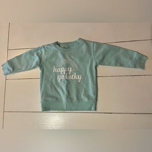 6-12 months Wishing elepant Sweatshirt Perfect For St. Patricks Day